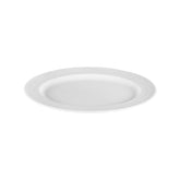 Porcelain Lizbon 13.25" x 9.25" x h:1.25" Oval White Porcelain Platter